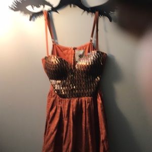 American Eagle Bronze Jeweled Top!